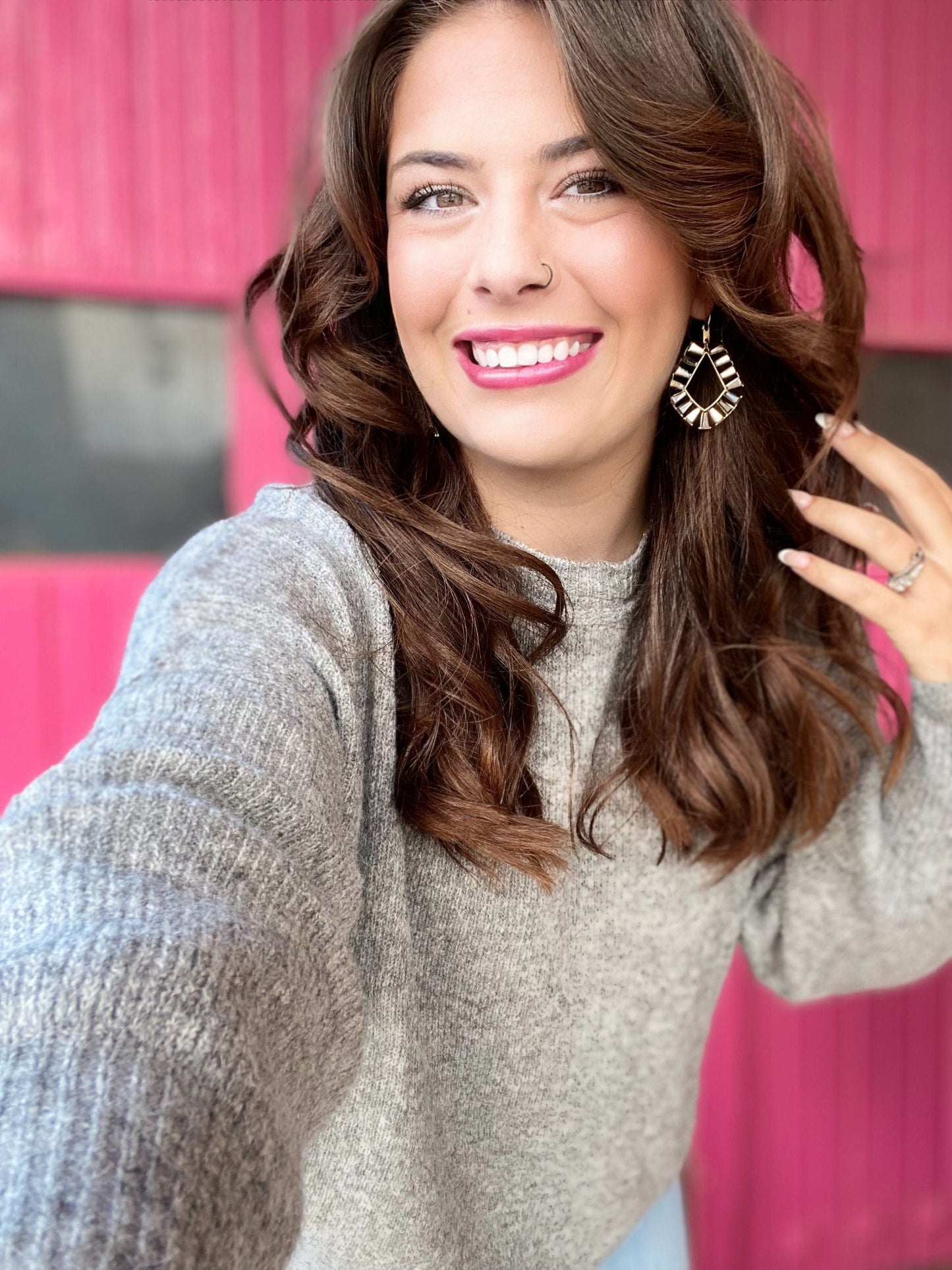 Tops Blayne Comfy Sweater- Gray