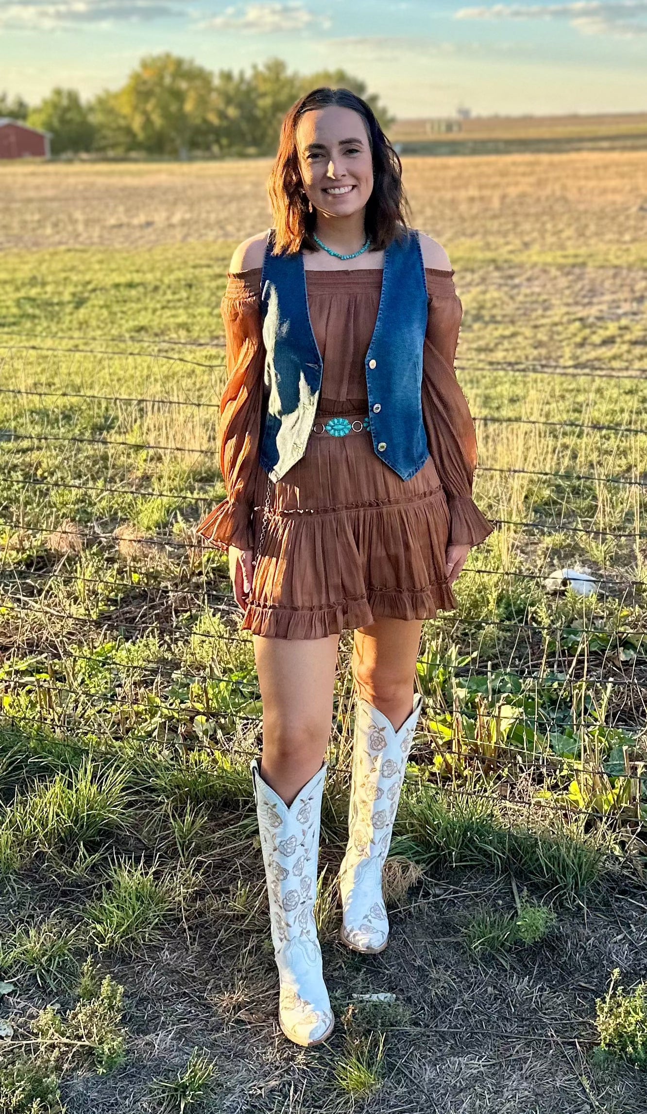 Dresses Copper Shimmer Dress