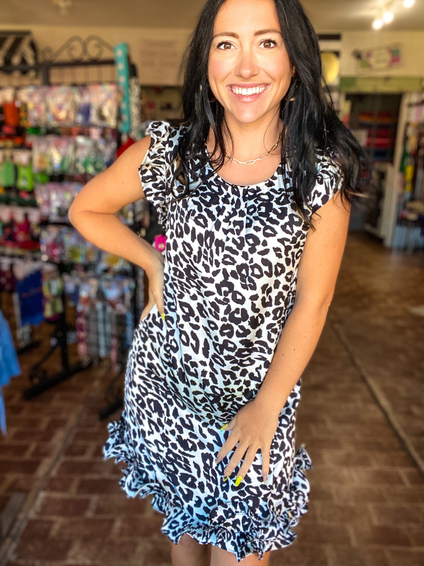 Dresses Deb Ruffle Hem Dress