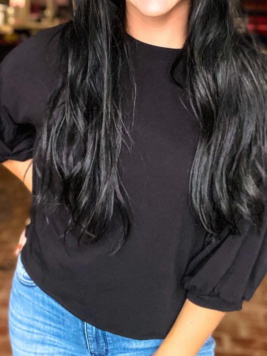 Shirts & Tops Drop Shoulder Balloon Sleeve Top