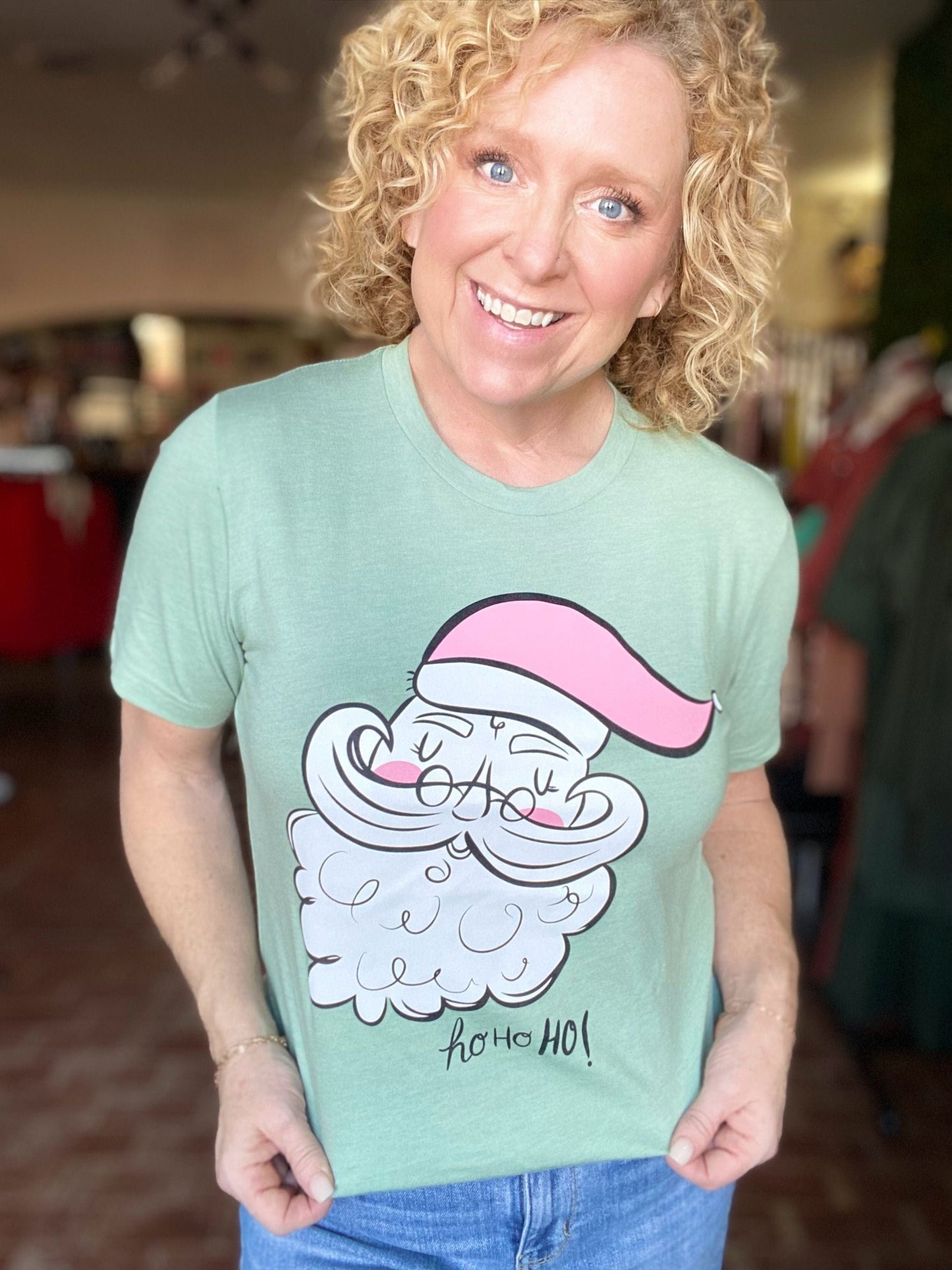 Graphic Tees Ho Ho Ho Santa Tee