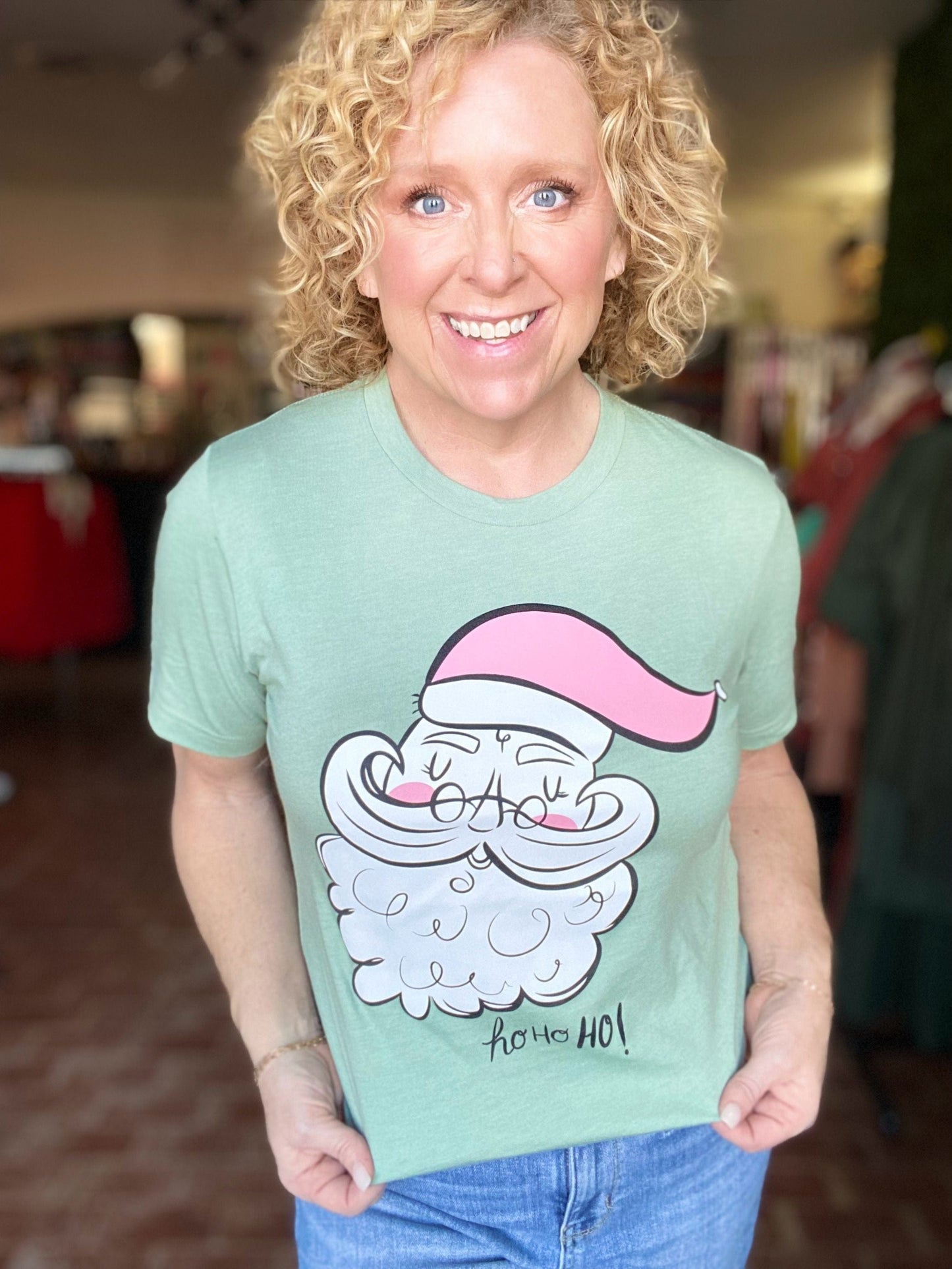 Graphic Tees Ho Ho Ho Santa Tee