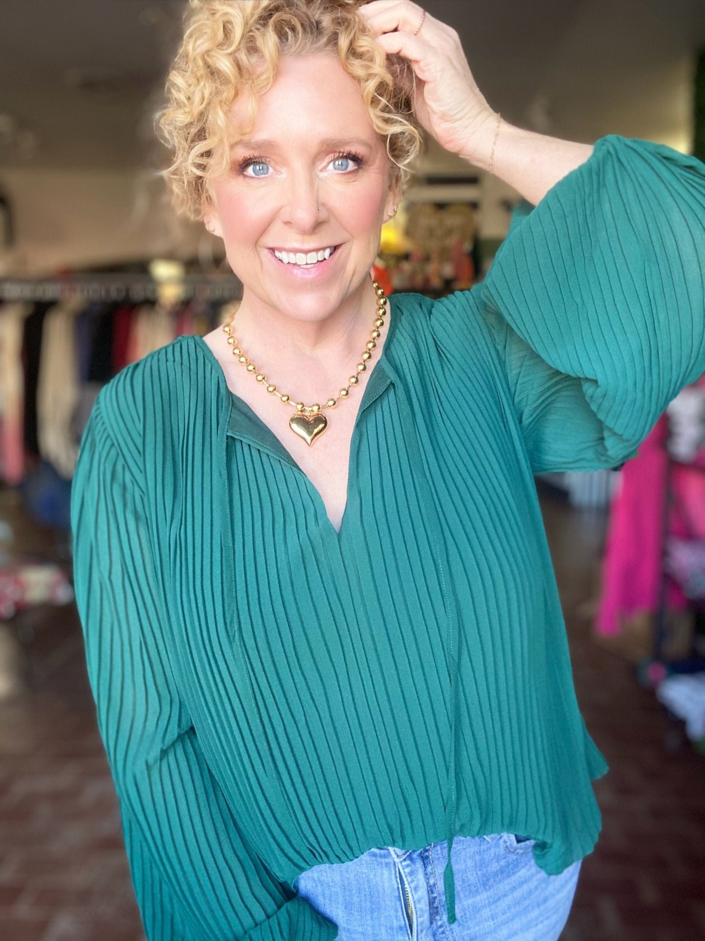 Dresses Hollidays Pleated Blouse