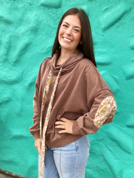 Outerwear Jaynie Floral Patchwork Pullover