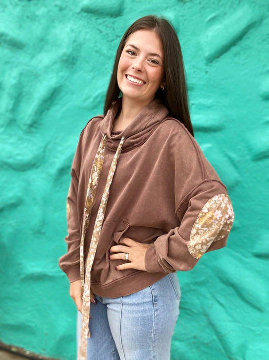 Outerwear Jaynie Floral Patchwork Pullover