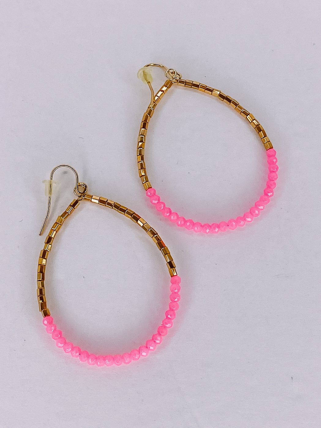Earrings Kristy Two Tone Earring Pink