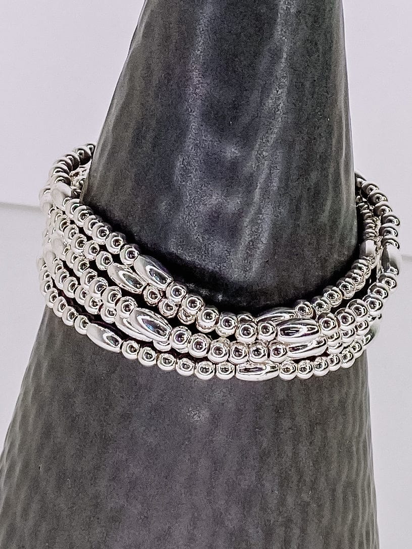 Bracelets Lynn Water Resistant Bracelet Set Silver