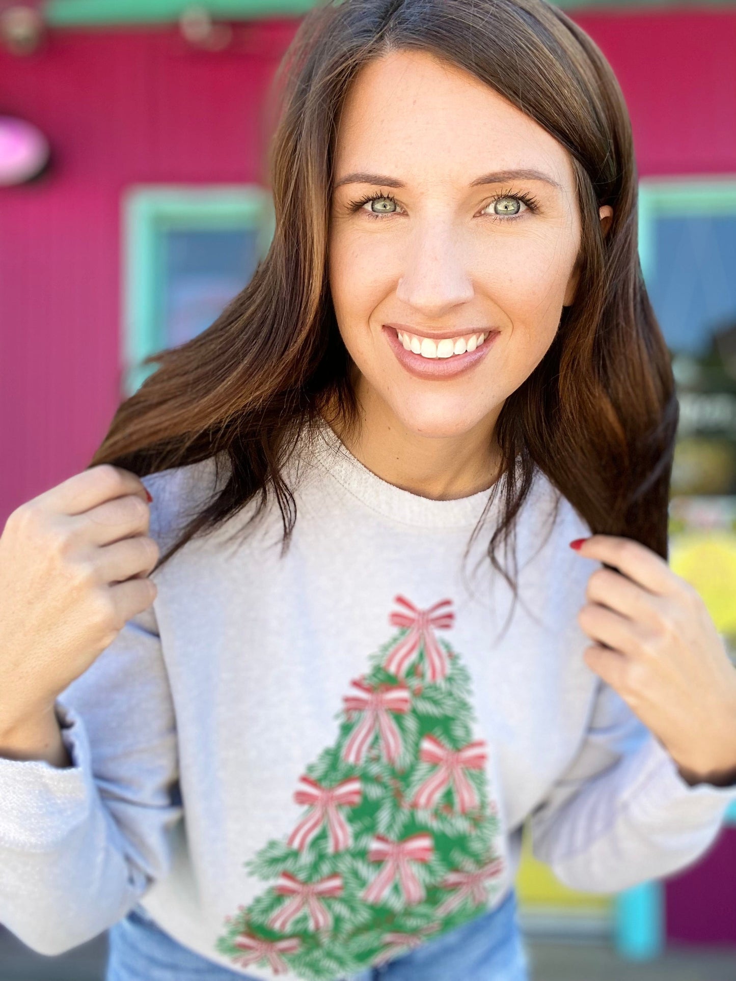 Graphic Tees O Christmas Tree French Terry Crew