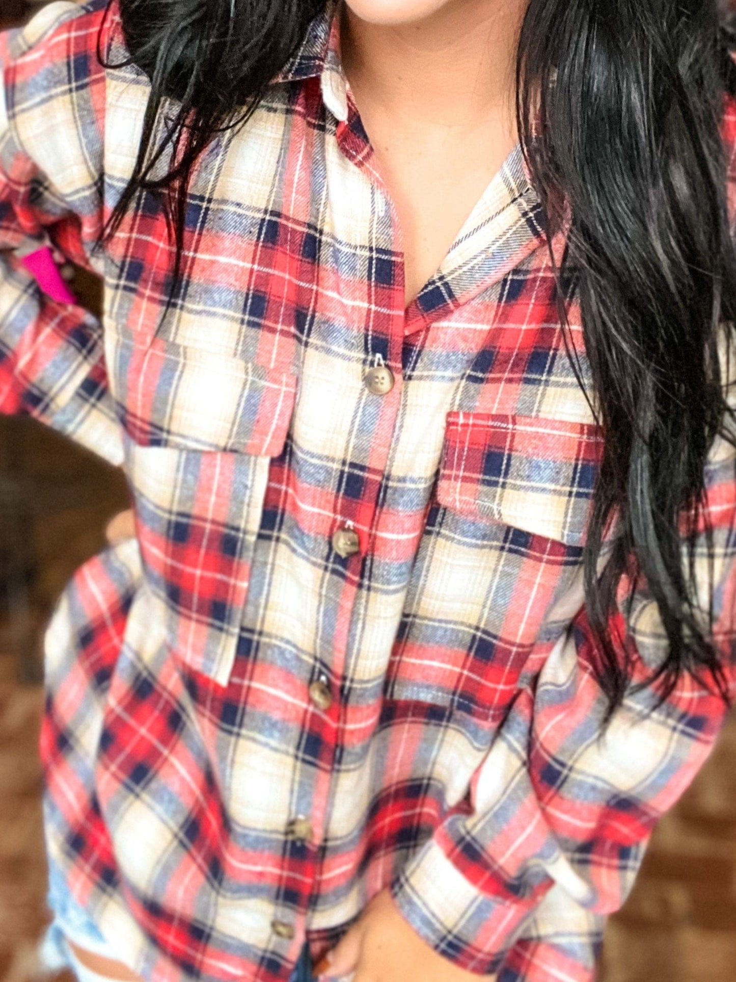 Red, White and Blue Flannel