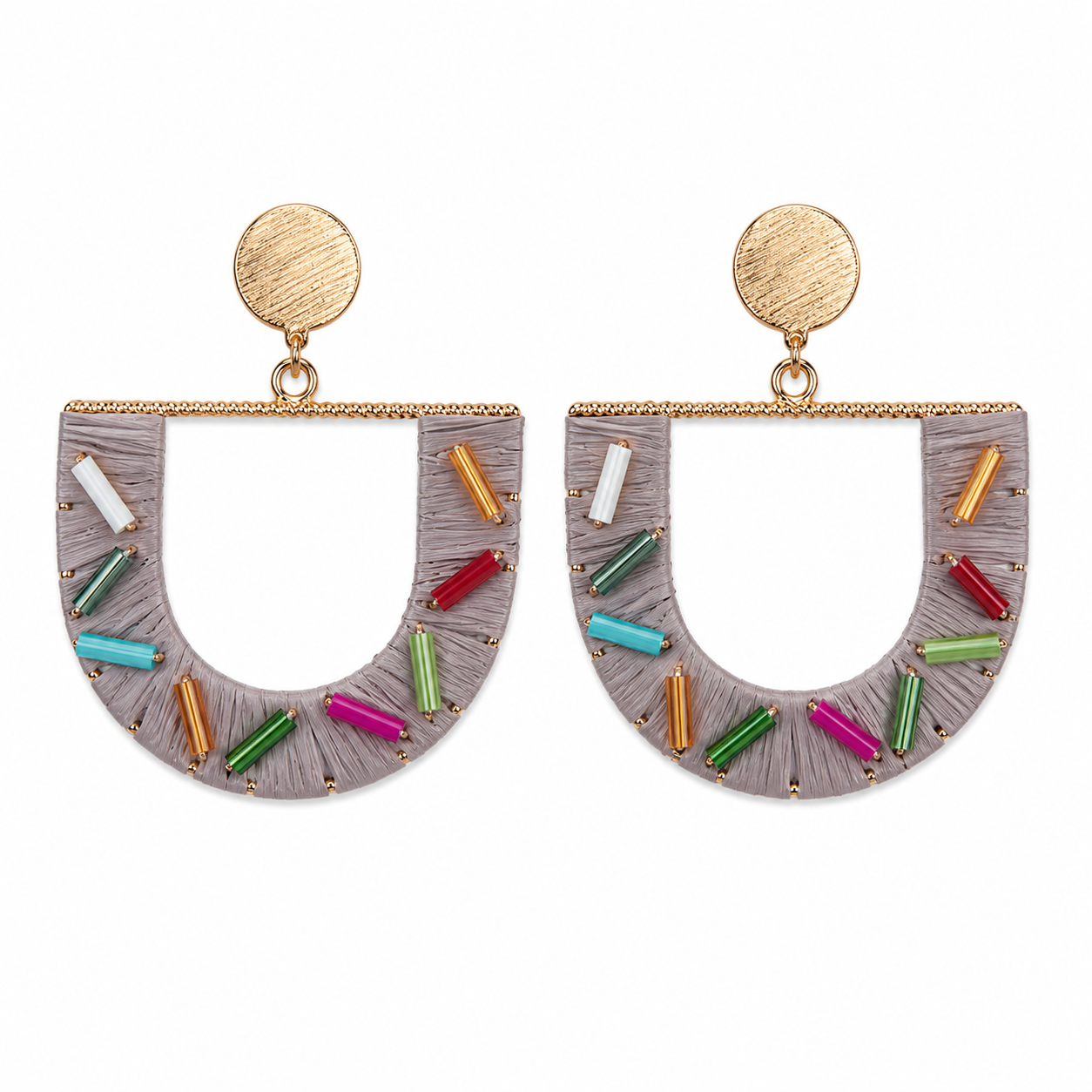 Funky Half Moon Earrings