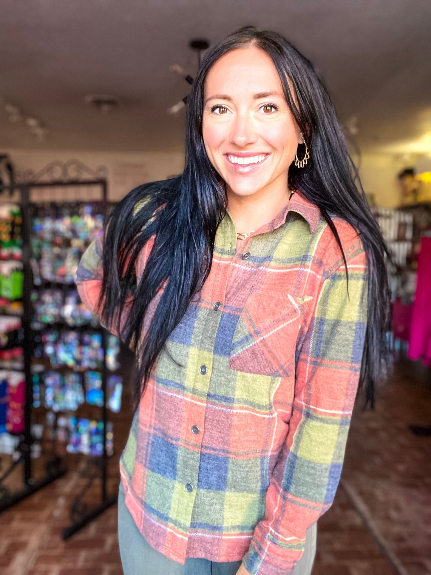 Tops Rustee Boyfriend Button Down