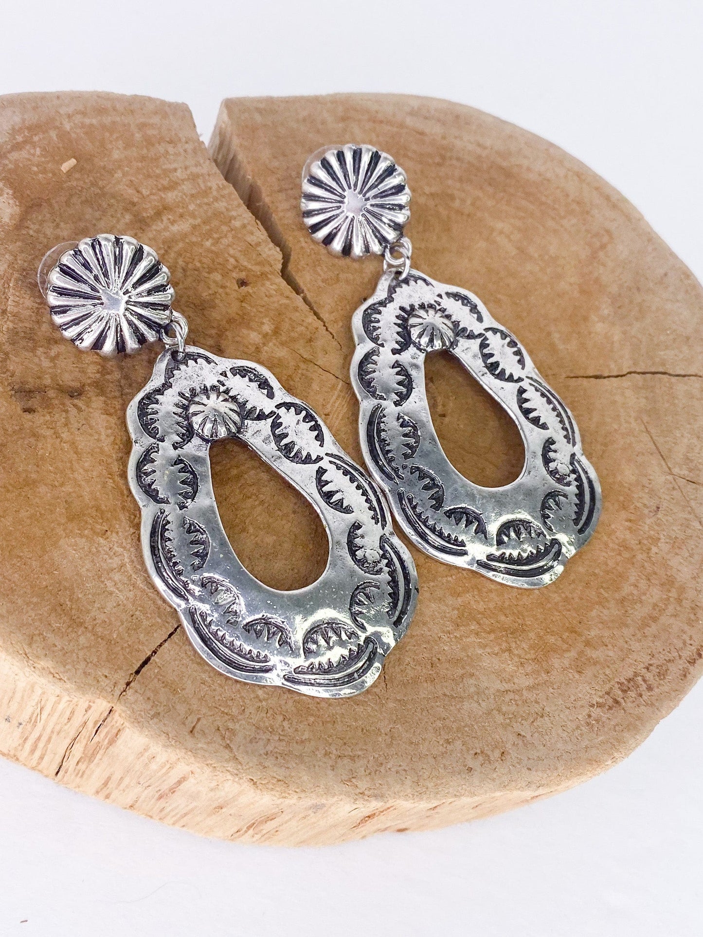 Earrings Savanna Silver Tear Drop Earring