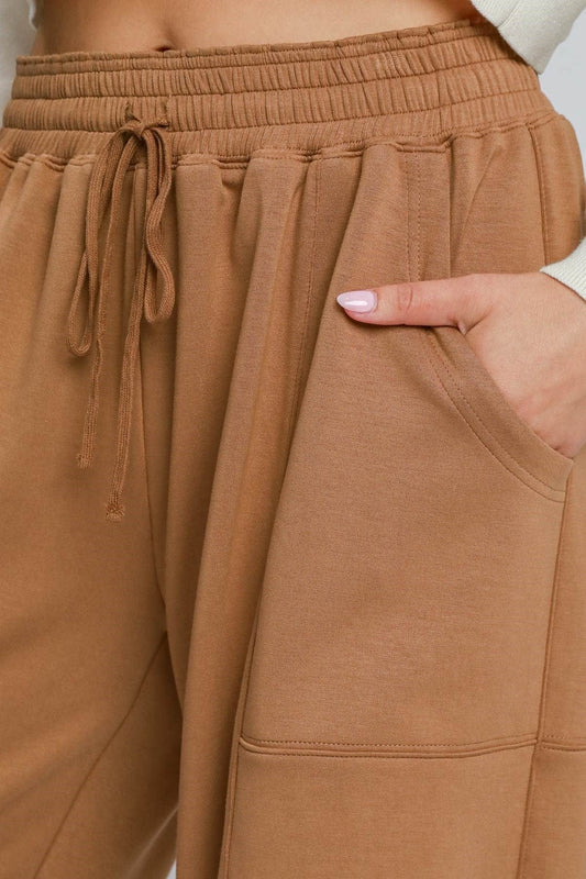 apparel Scuba Barrel Jogger Set- Coffee