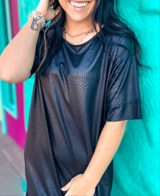 Shirts & Tops Selene Snake Print Dress