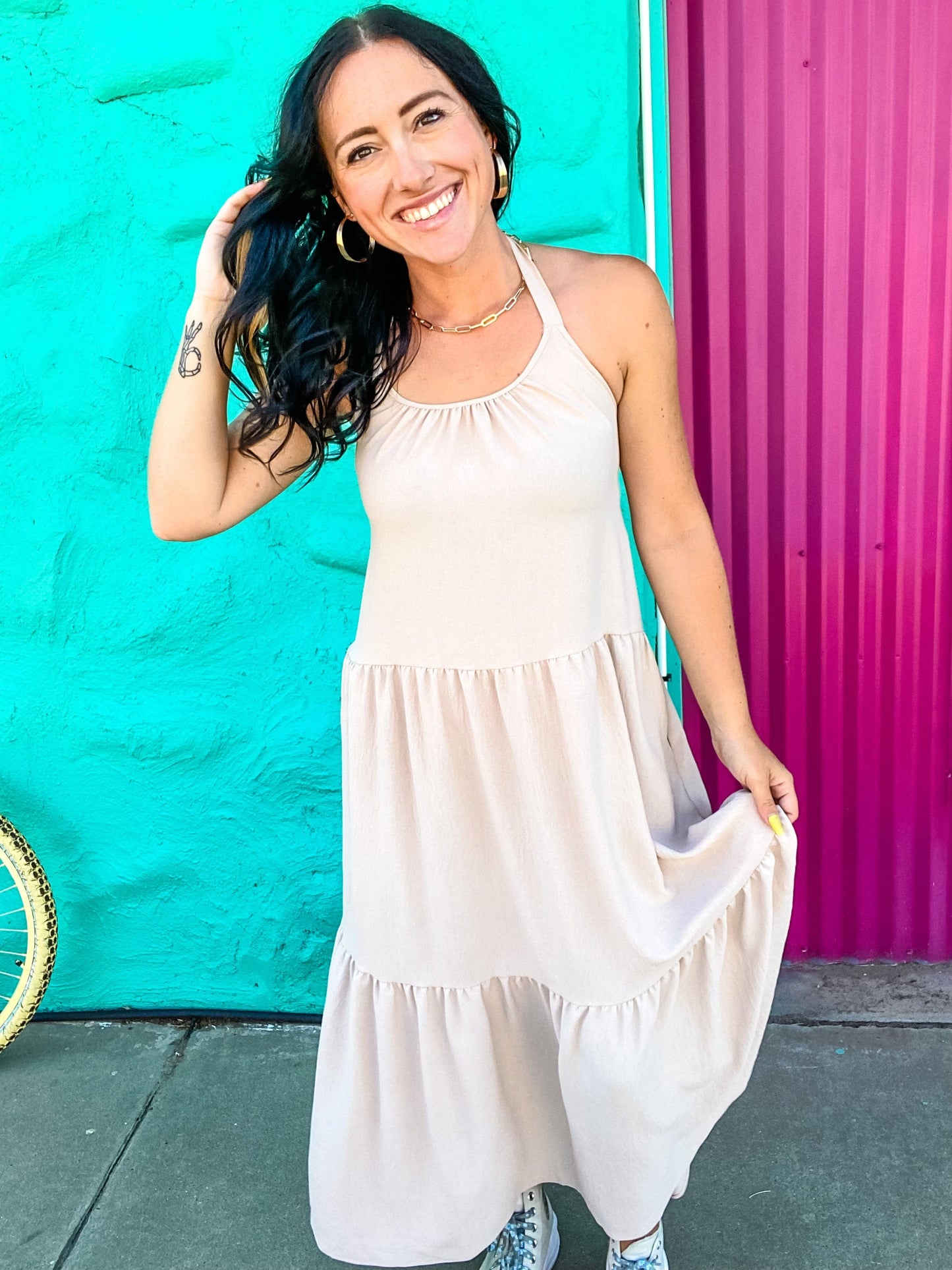 Shirts & Tops Shasta Summer Dress-Sand