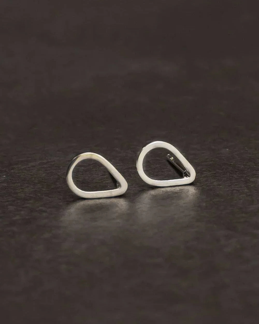 Earrings Silver Teardrop Stud Earrings