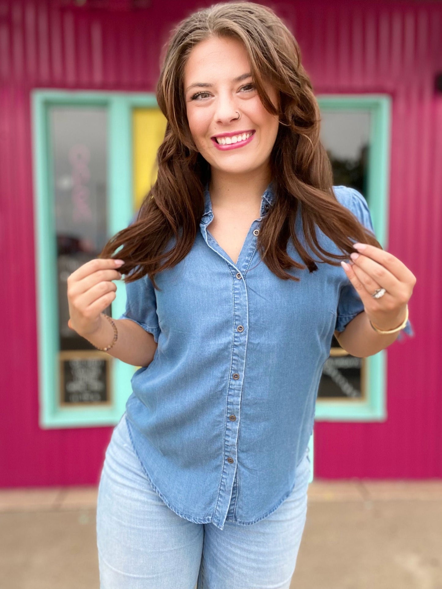 Shirts & Tops Tulsa Denim Button Down