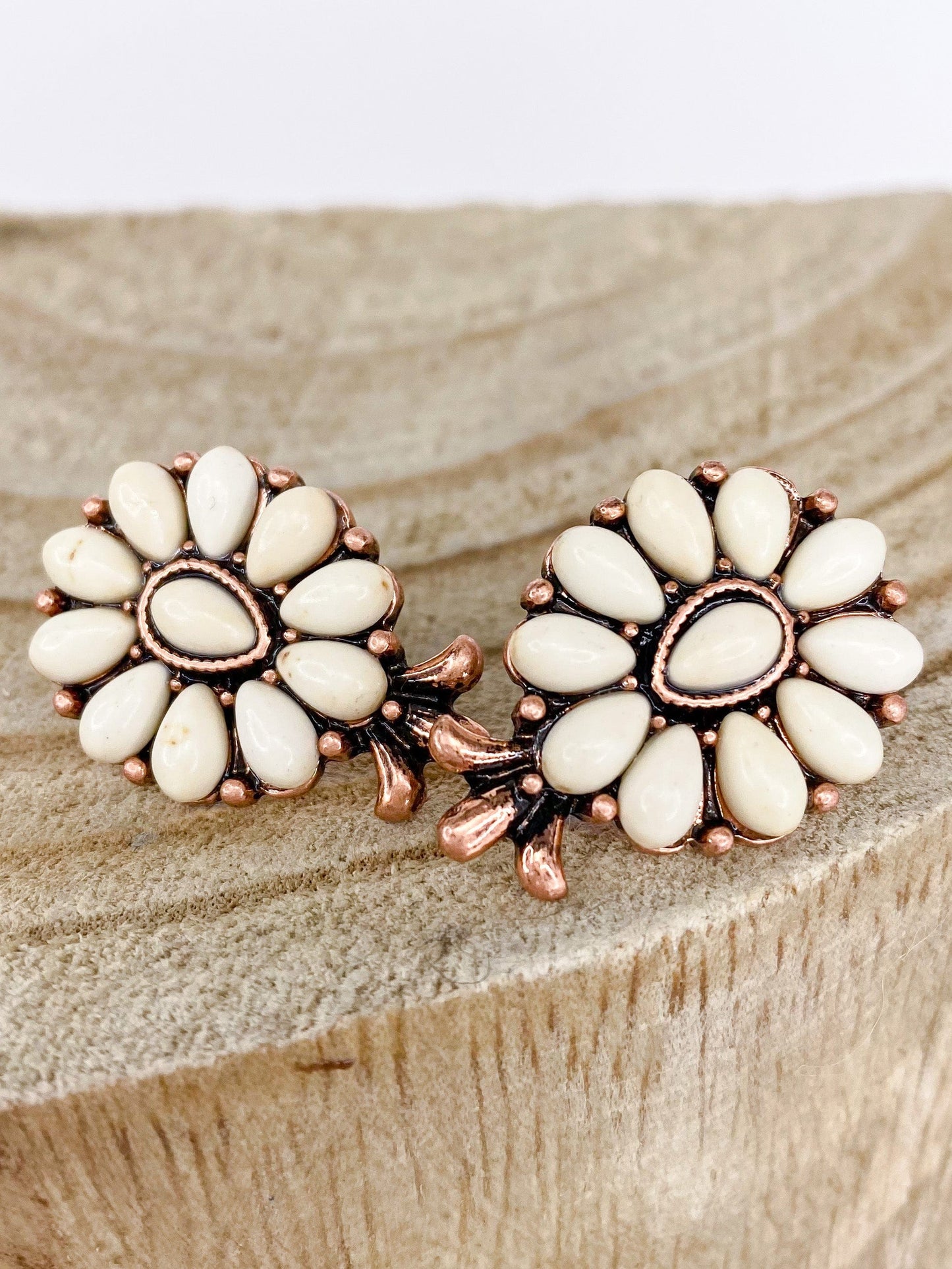 Earrings Copper Squash Earring