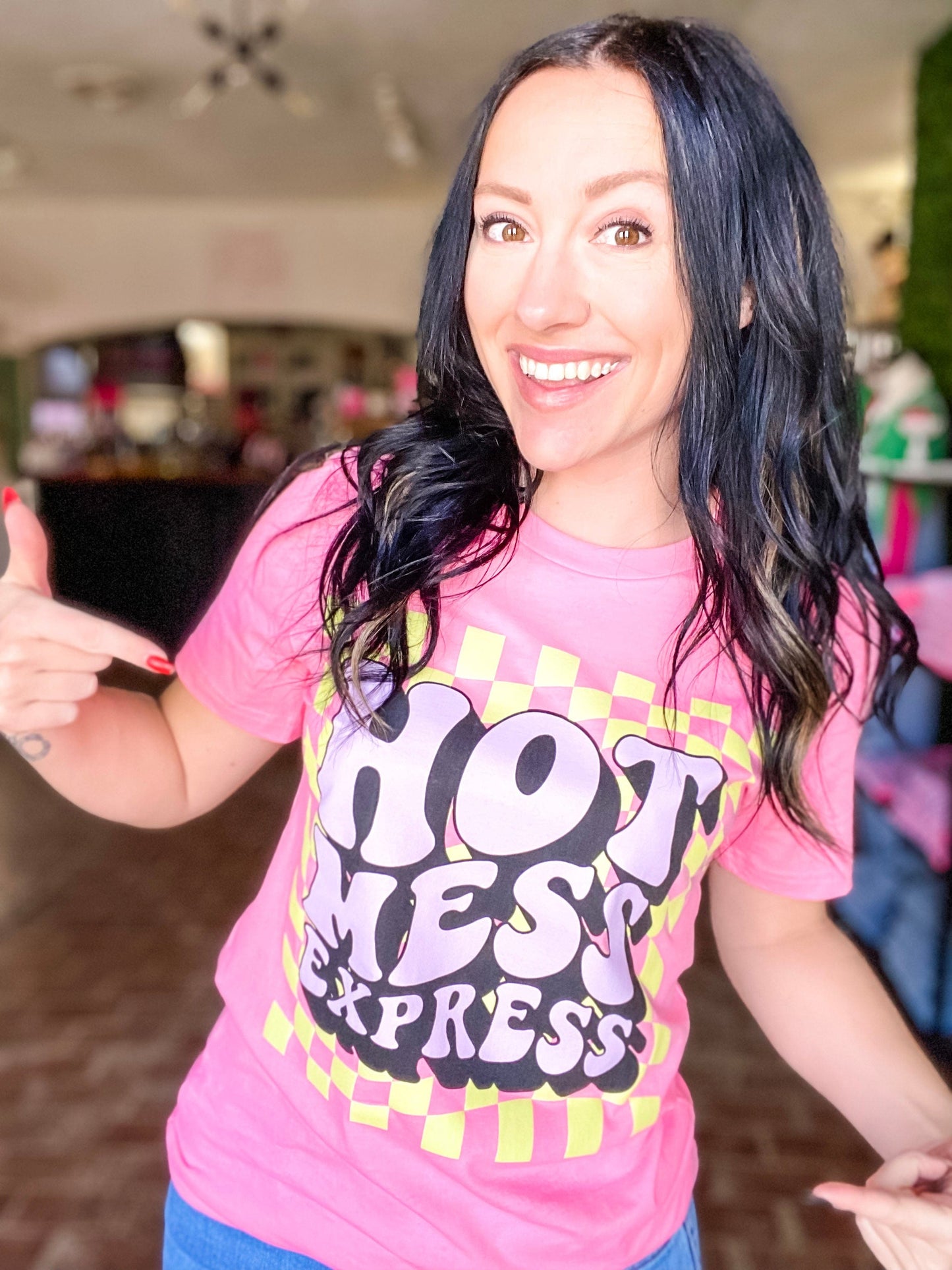 Graphic Tees Hot Mess Express Tee