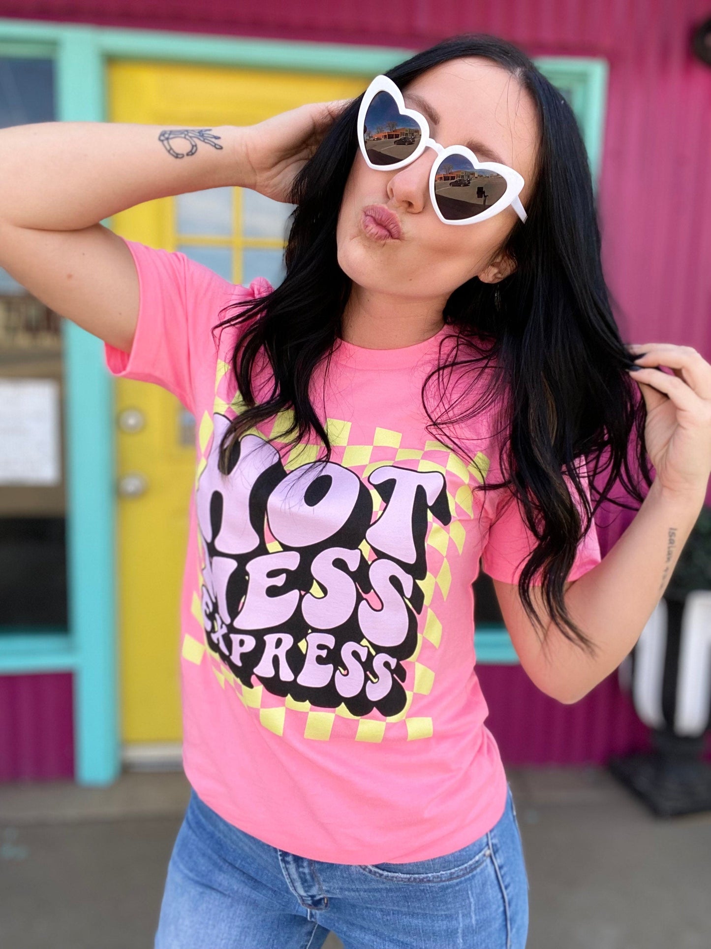 Graphic Tees Hot Mess Express Tee