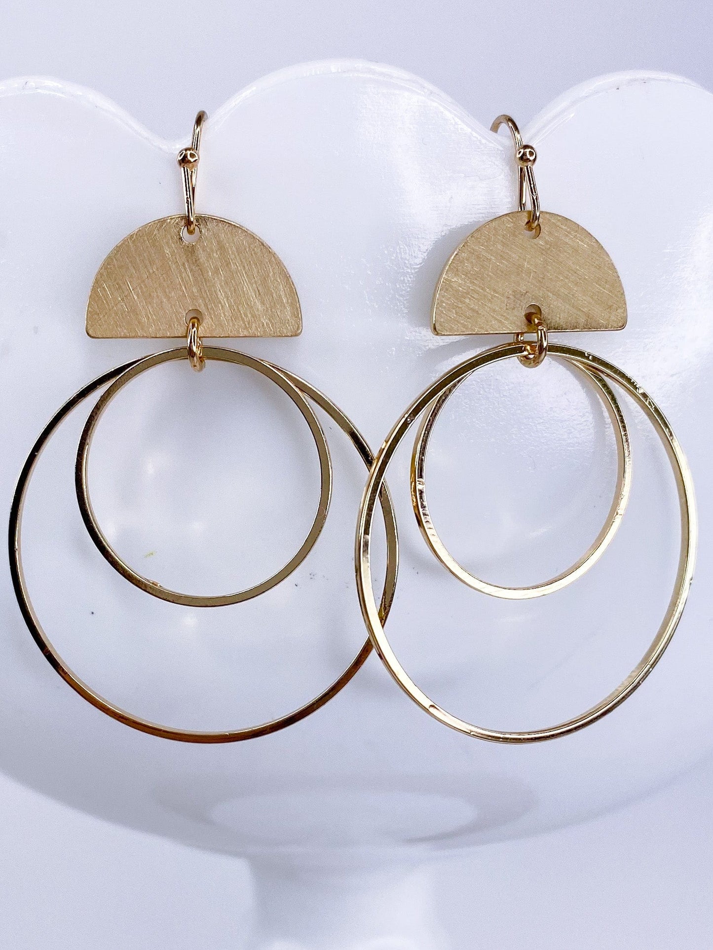 Earrings Macki Double Circle Earring