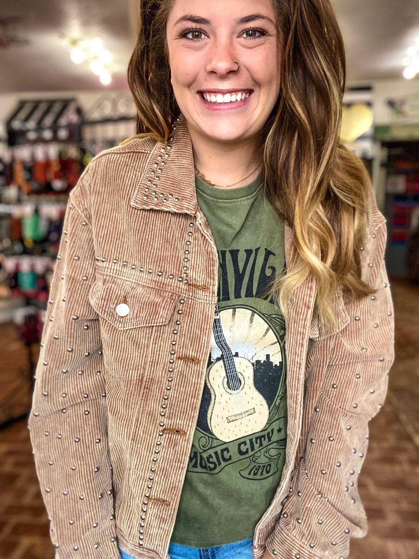 Graphic Tees Nashville Guitar Tee