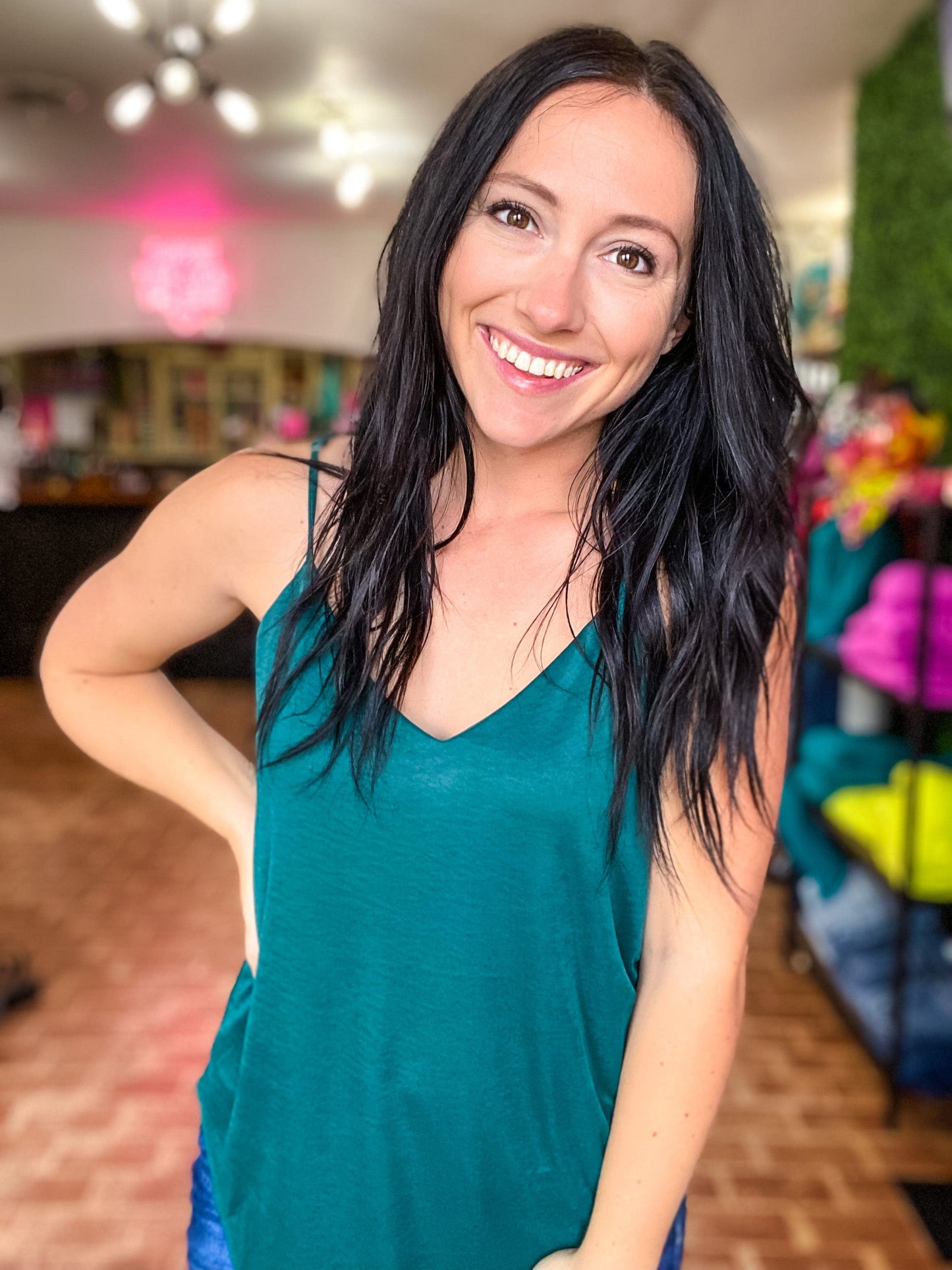 Tops Dressy Cami S / Hunter