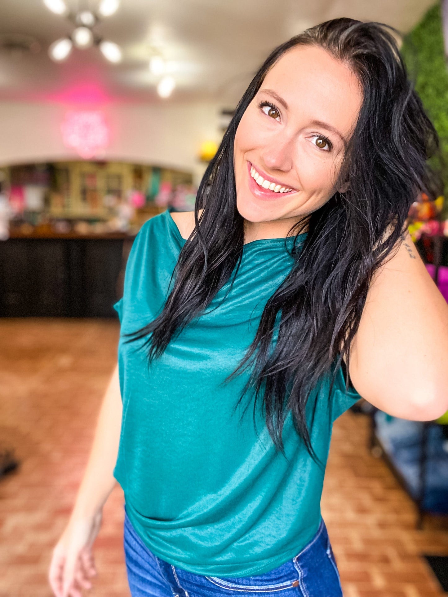 Shirts & Tops Shimmer Top-Hunter