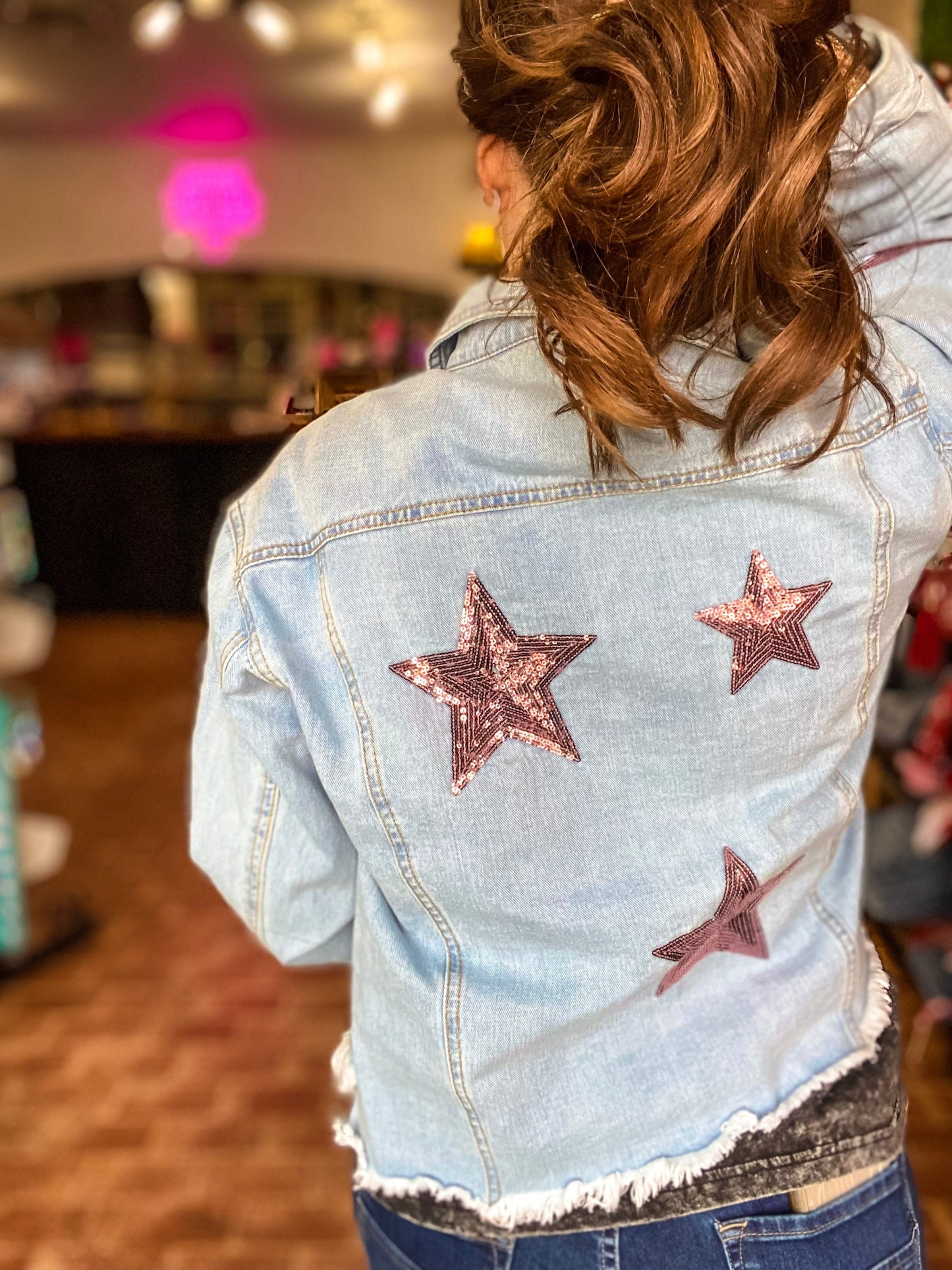 Outerwear Shining Star Denim Jacket