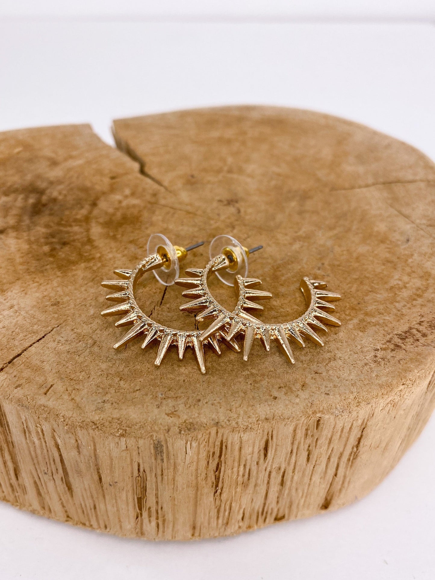 Earrings Spikey Hoop Earring