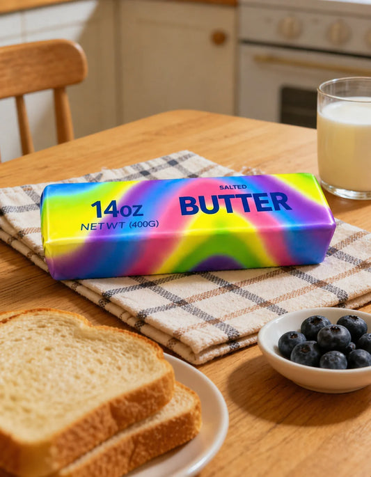 Tie Dye 14 oz Butter Squishy