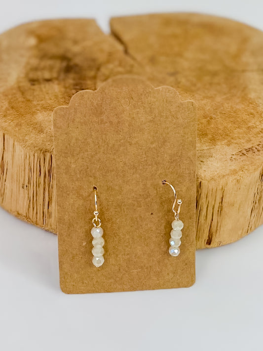 Dainty Crystal Drop Earring