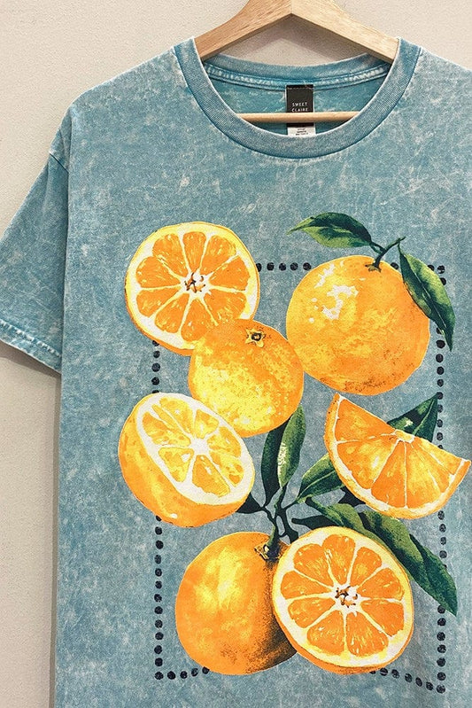 Graphic Tees Blue Citrus Tee