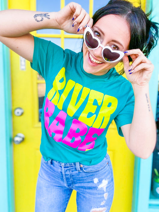Graphic Tees Bright River Babe Tee