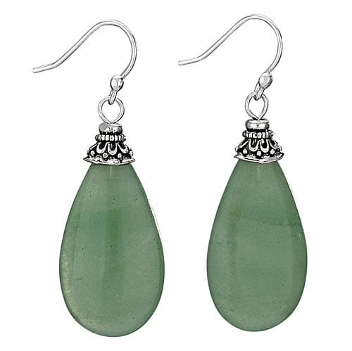 Earrings Fancy Adventurine and Sterling Silver Earring
