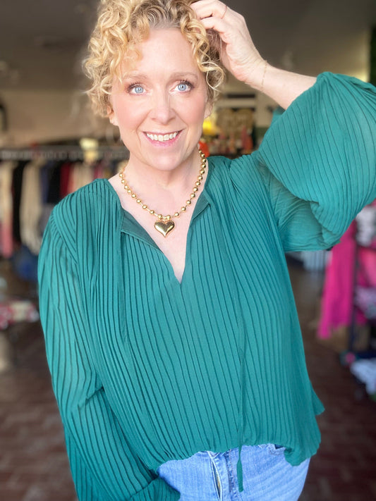 Dresses Hollidays Pleated Blouse