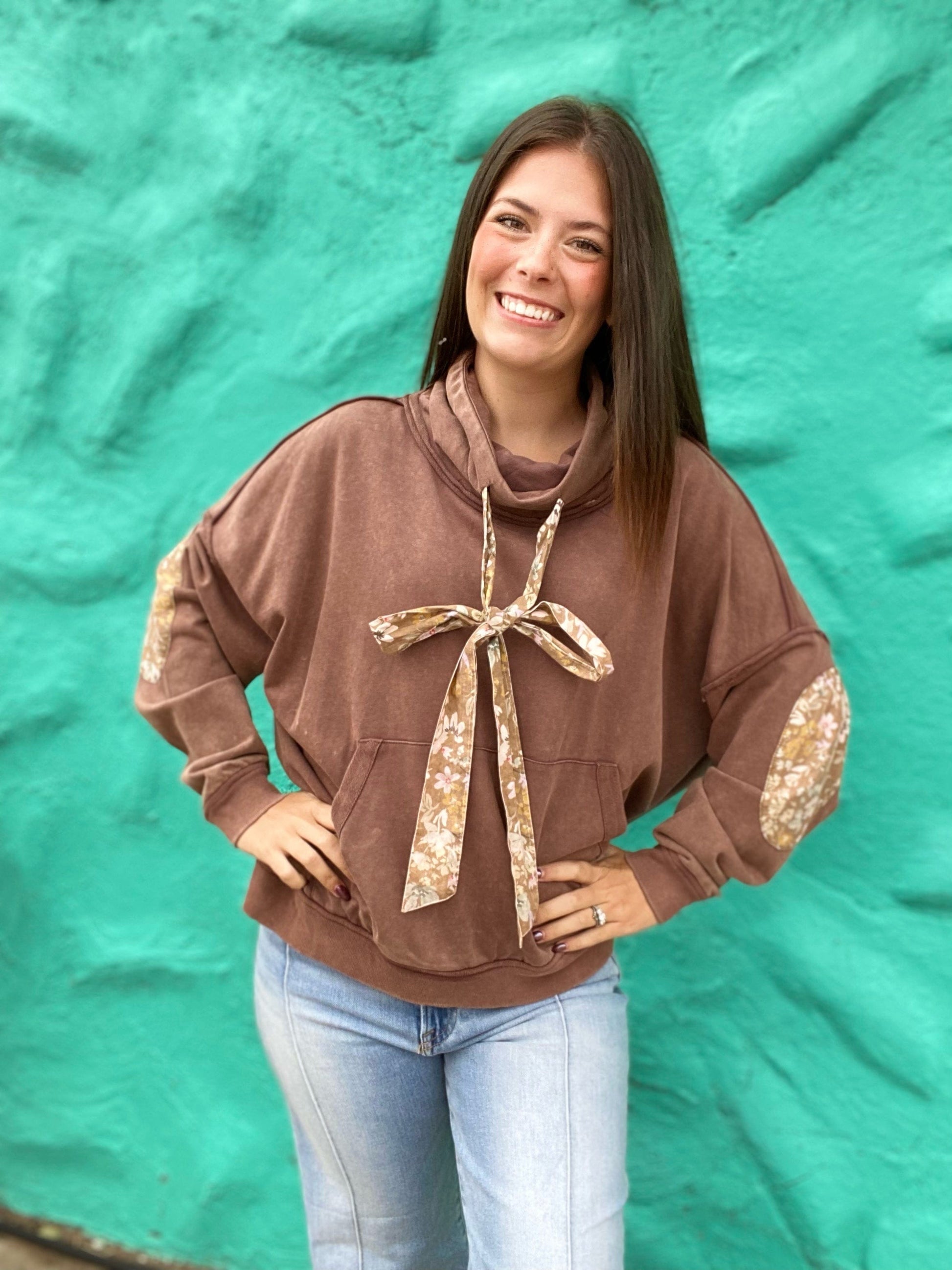 Outerwear Jaynie Floral Patchwork Pullover