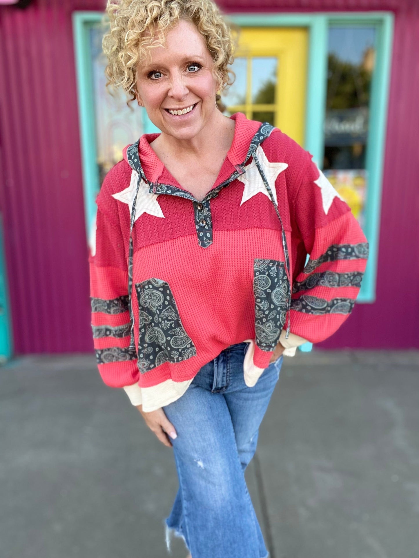 Outerwear Jetta Star Waffle Hoodie