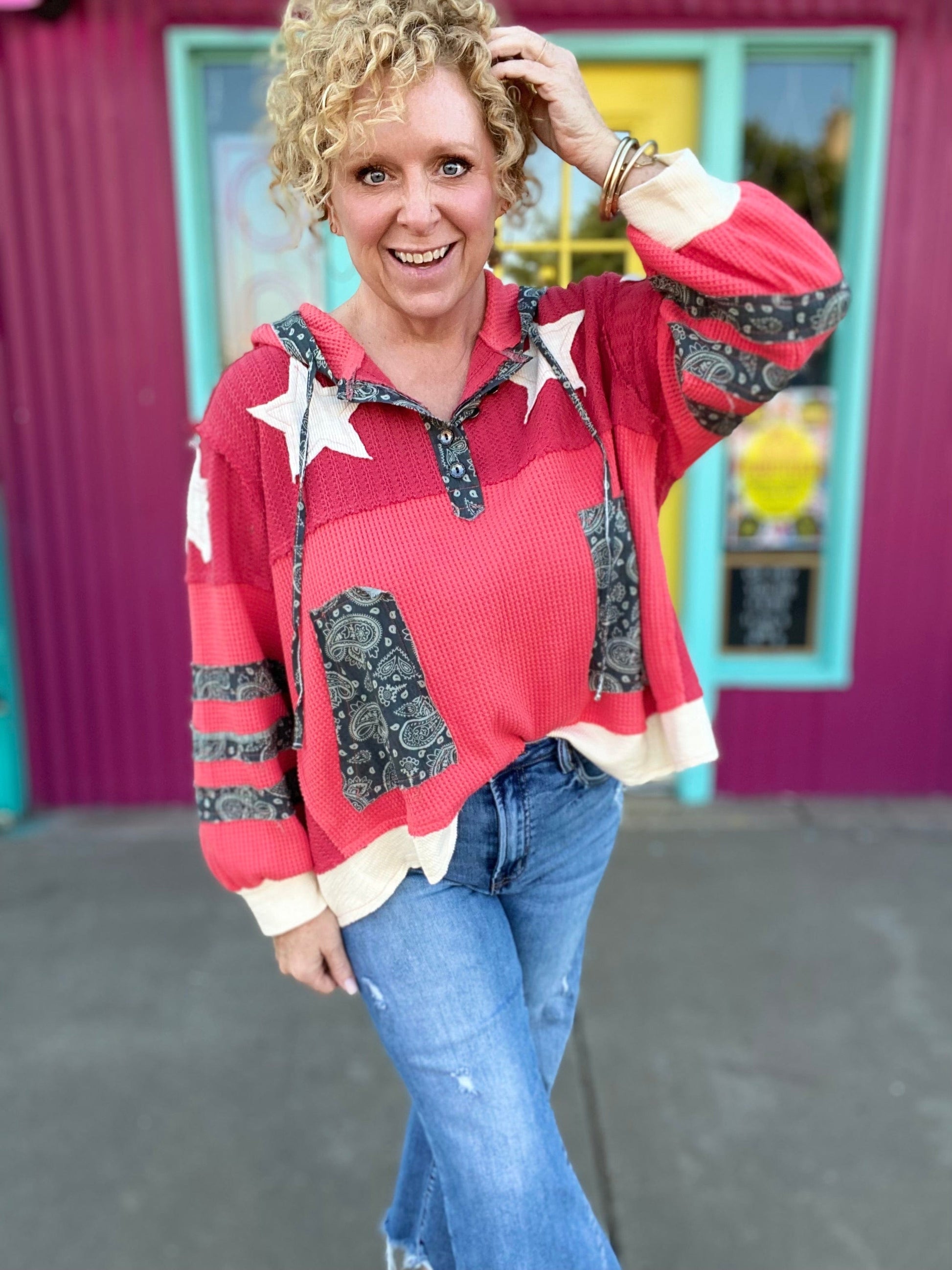 Outerwear Jetta Star Waffle Hoodie