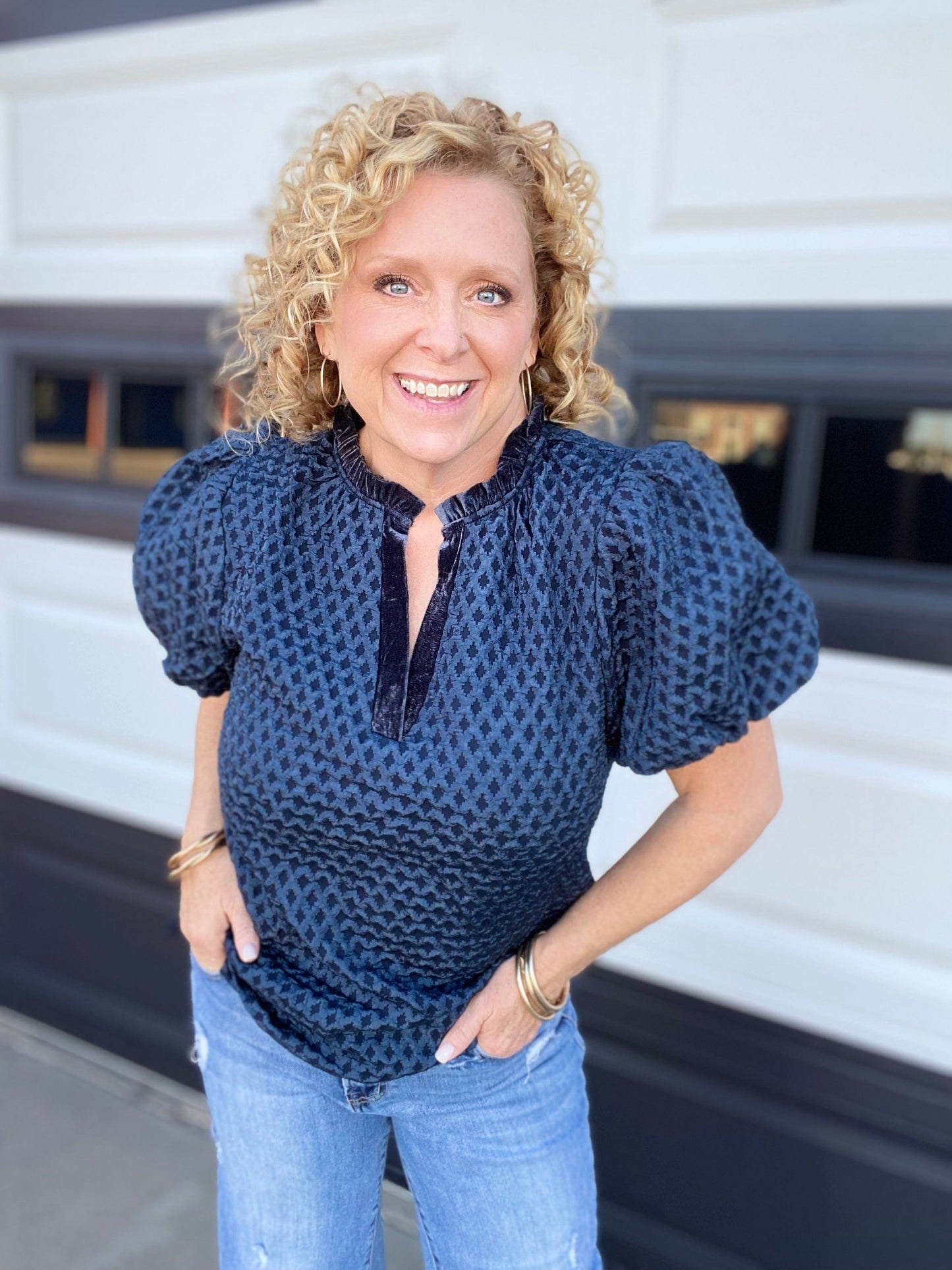 Tops Kami Puff Sleeve Blouse