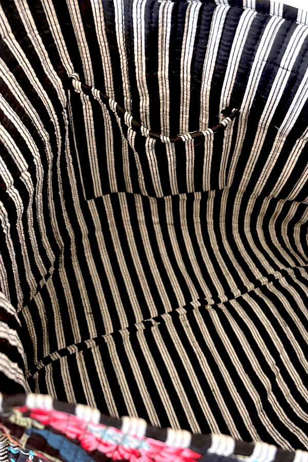 Other Goodies Lennye Black Floral Tote Bag