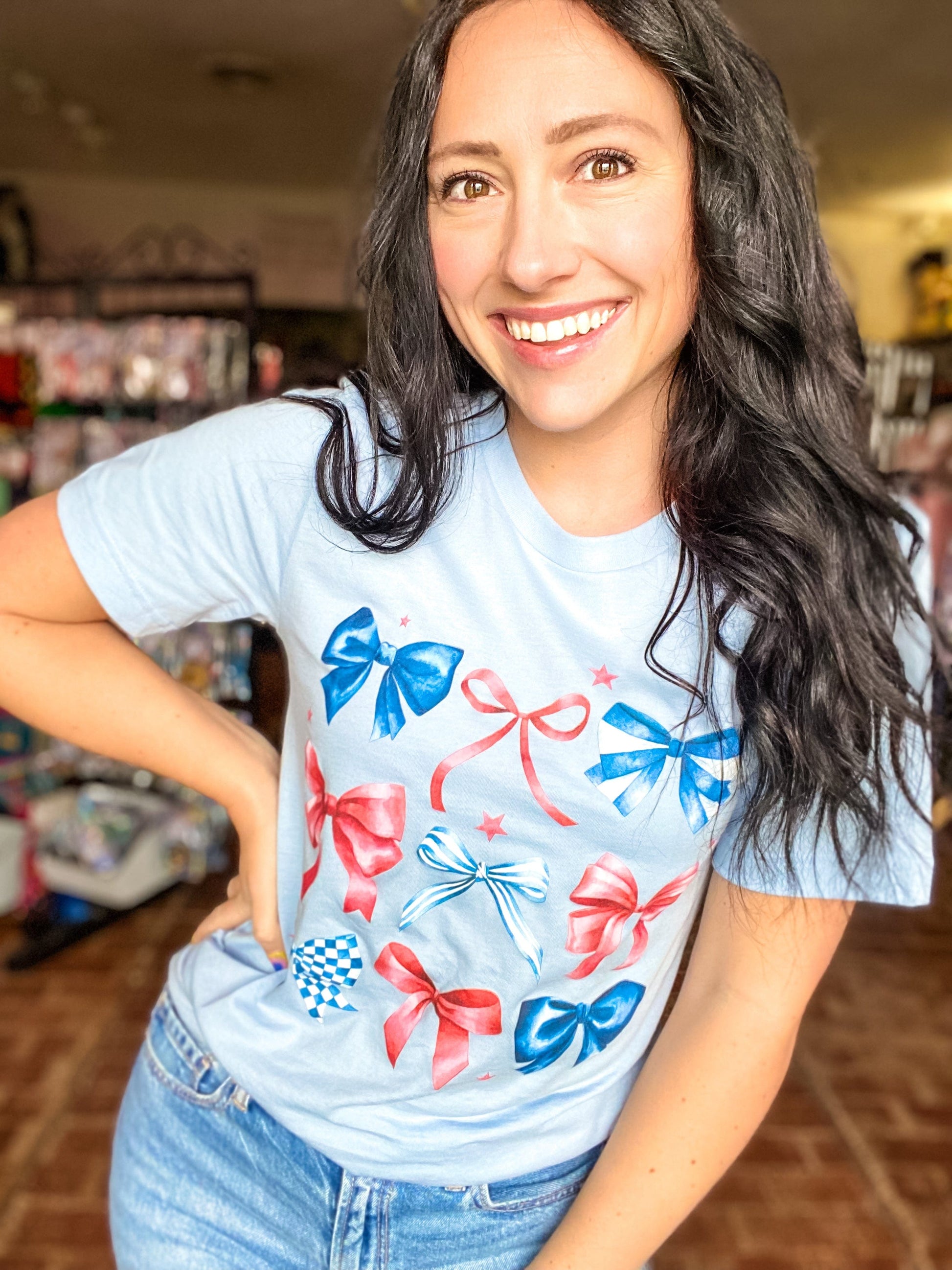 Graphic Tees Patriot Bows Tee