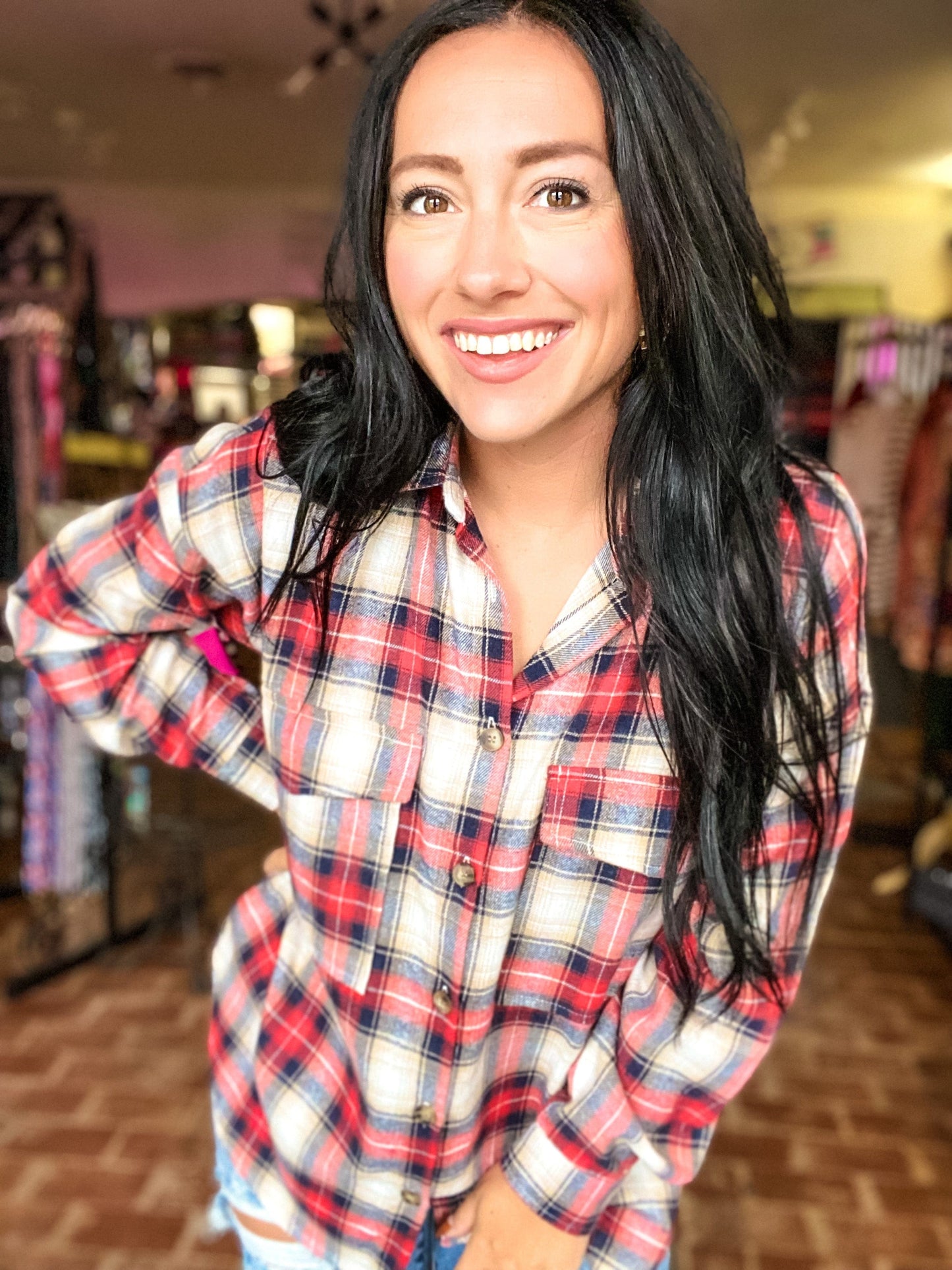 Red, White and Blue Flannel