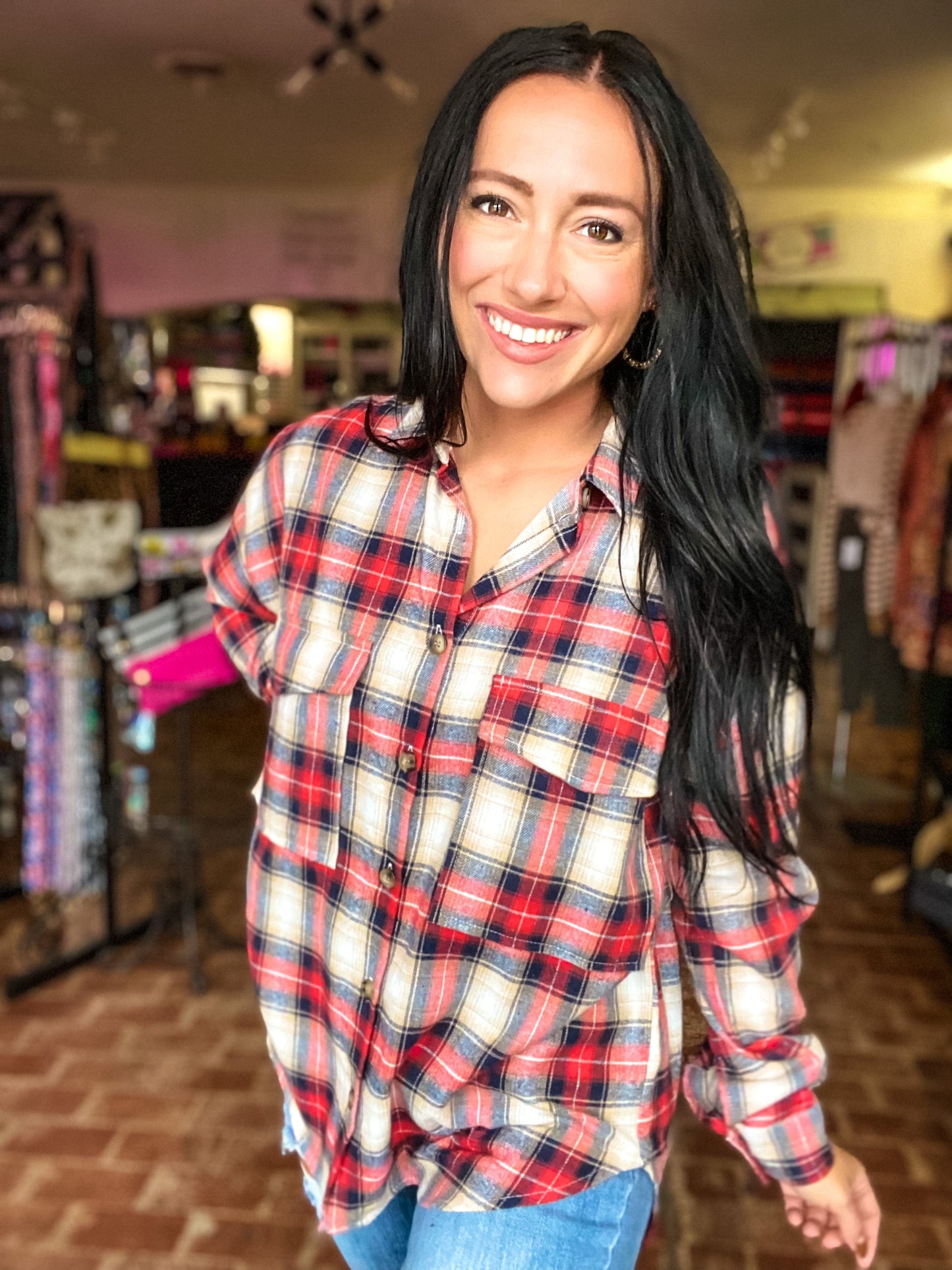 Red, White and Blue Flannel