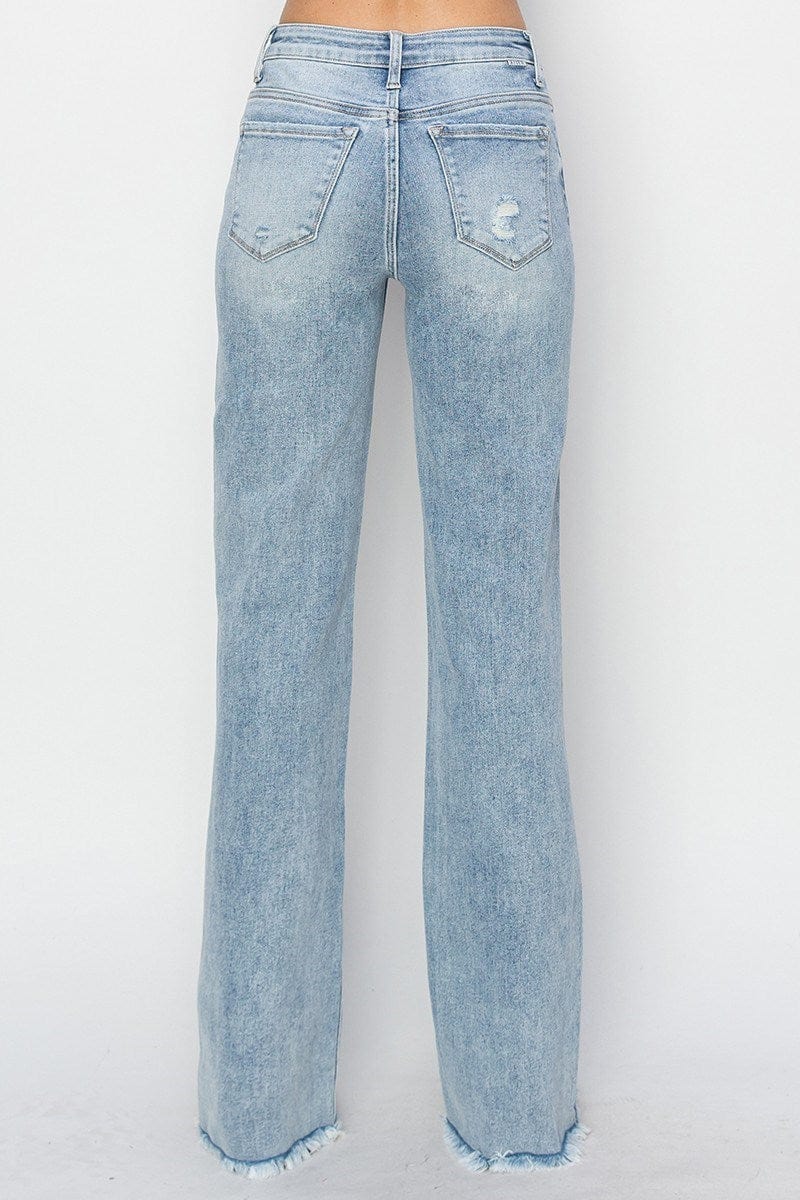 Bottoms Risen Jeans Full Length Straight