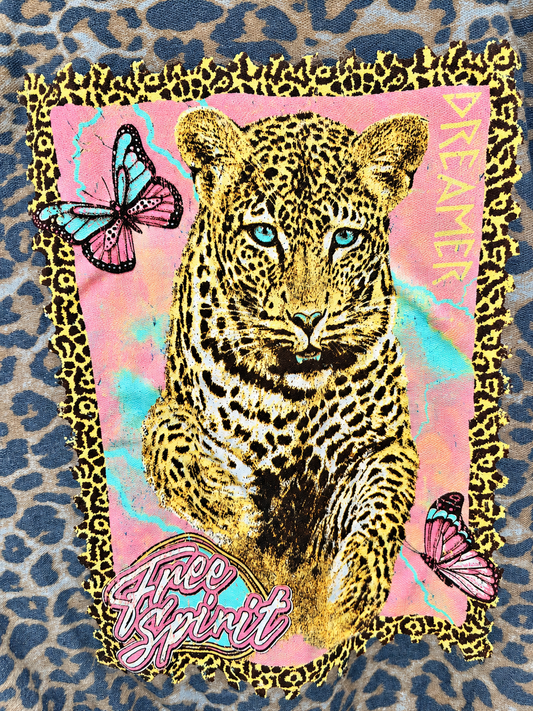 Leopard Free Spirit Pullover