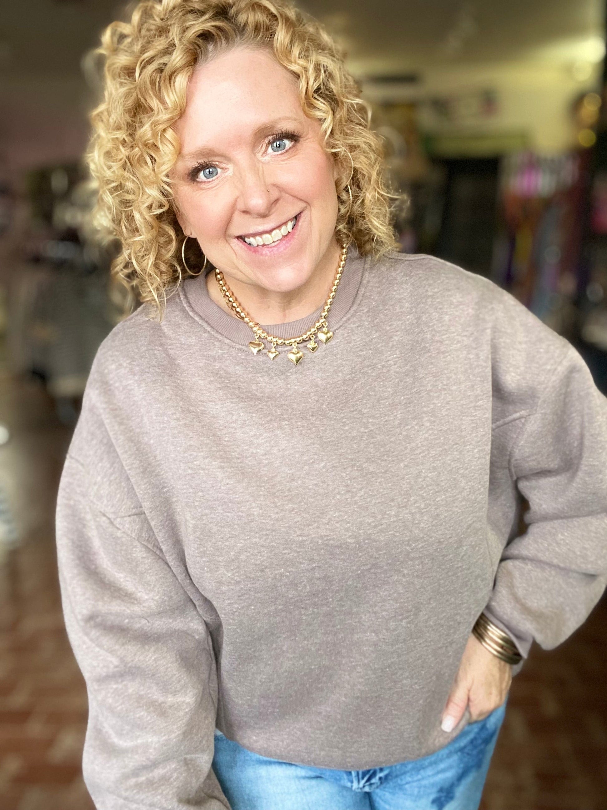 Shirts & Tops Sabra Supreme Sweatshirt- Walnut