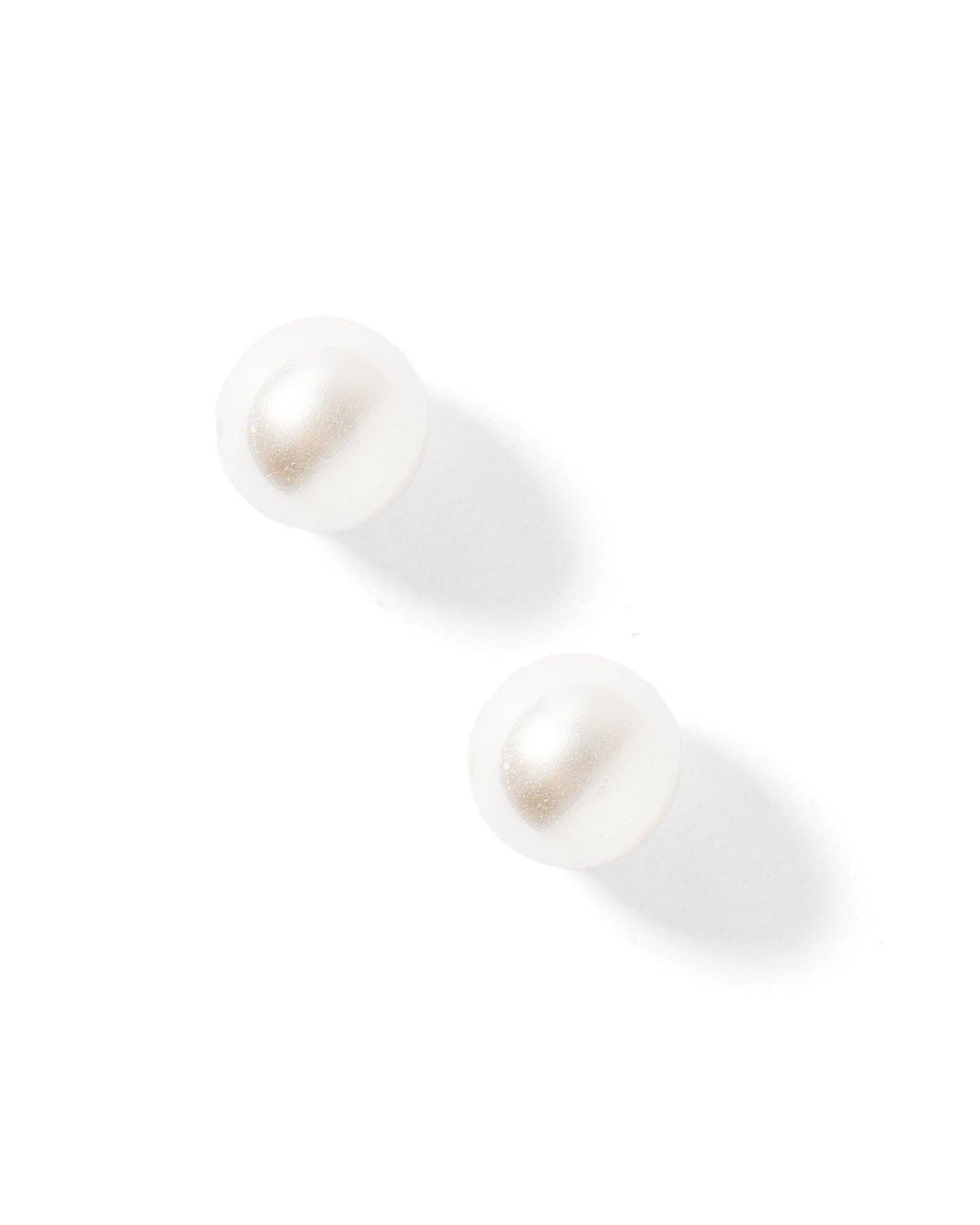 Screwback Stud Earrings - Payton Pearl White 5mm