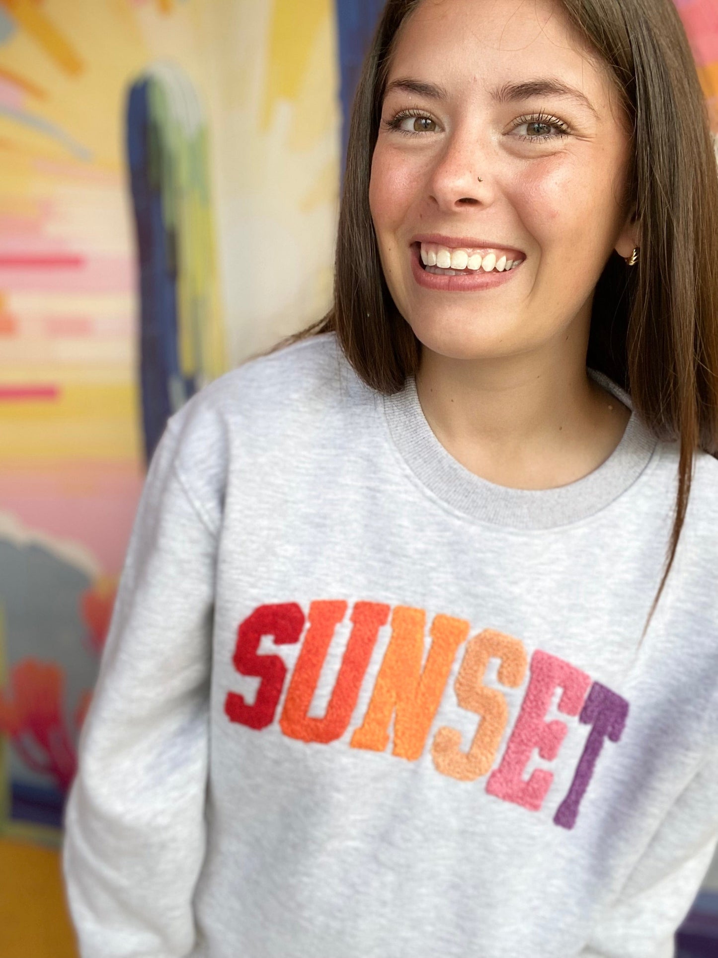 apparel Sunset Embroidered Sweatshirt