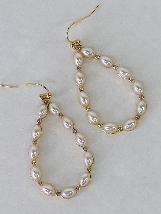 Earrings True Pearl Teardrop Earring